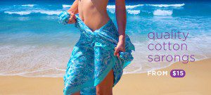 cotton sarong or pareo