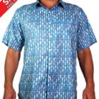 Mens beach shirt thong grey sale